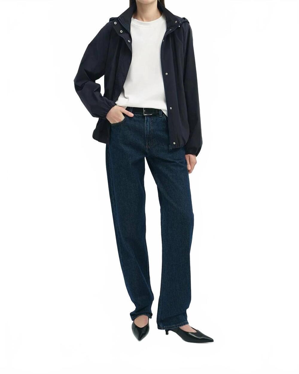 NEW RUE SOPHIE sira windbreaker jacket in navy